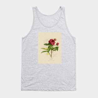 June Flower Birth Month Illustration Tank Top